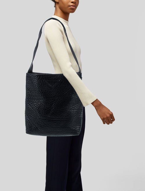 Prada Leather Messenger Bag