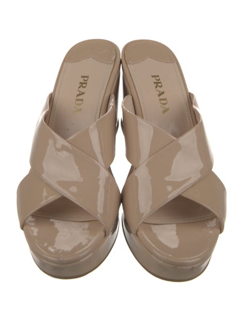 Prada Patent Leather Slides