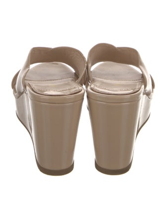 Prada Patent Leather Slides