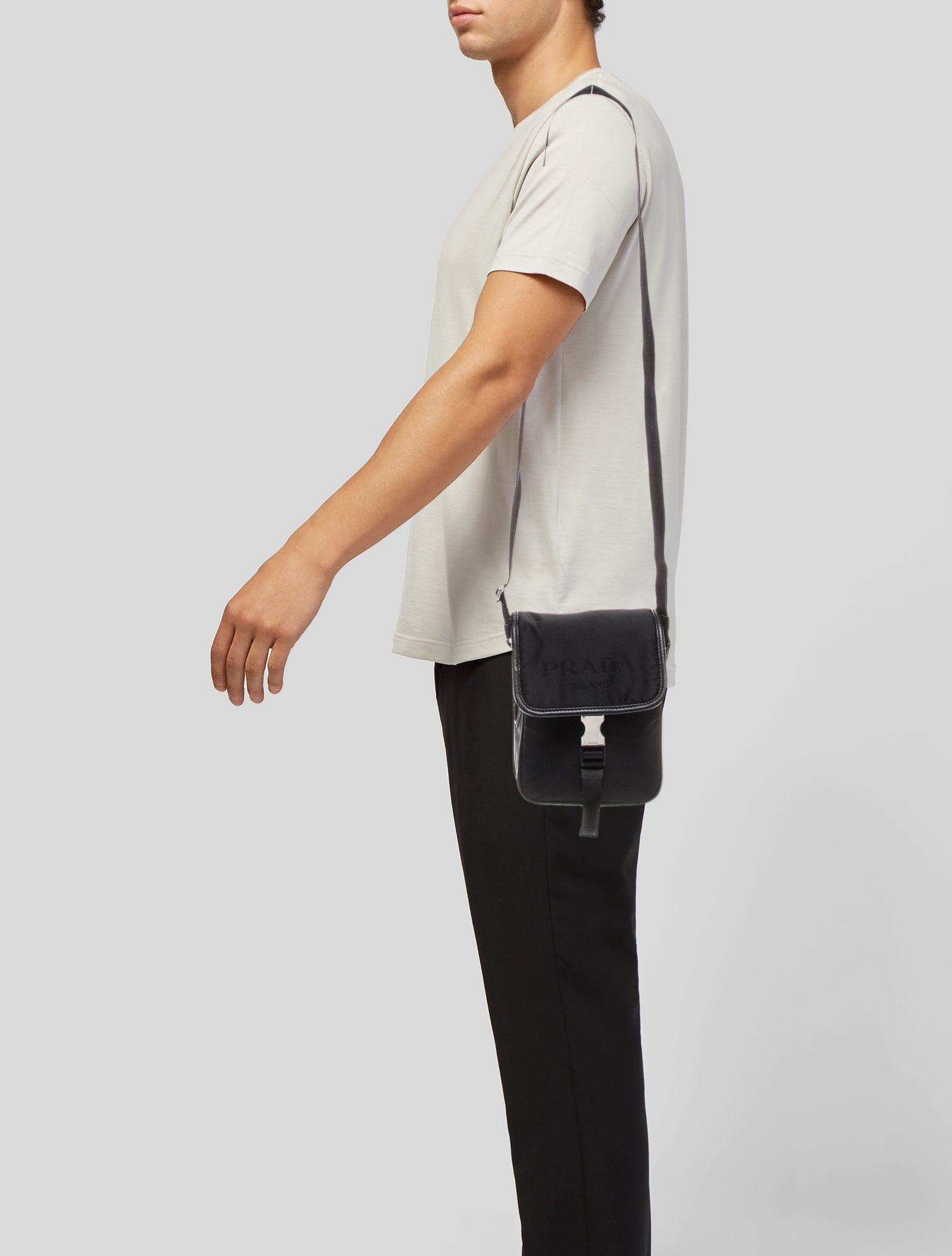 Prada Saffiano Leather Shoulder Bag