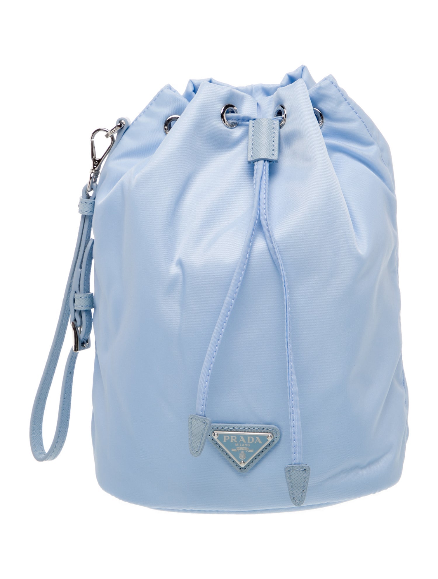 Prada Saffiano Leather Re-Nylon Pouch