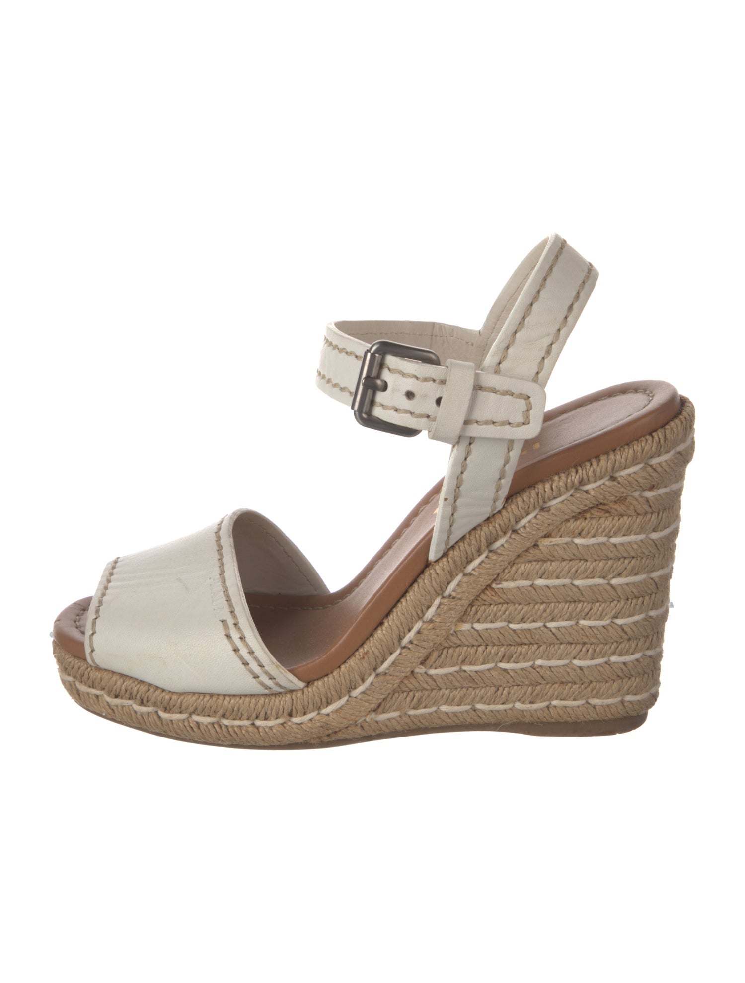 Prada Leather Espadrilles