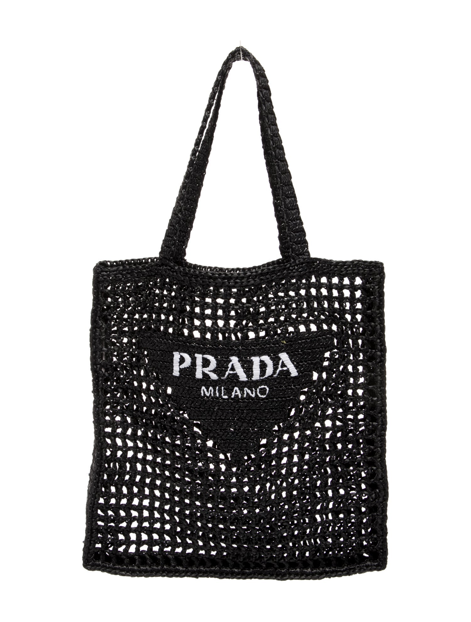 Prada Raffia Grass Tote