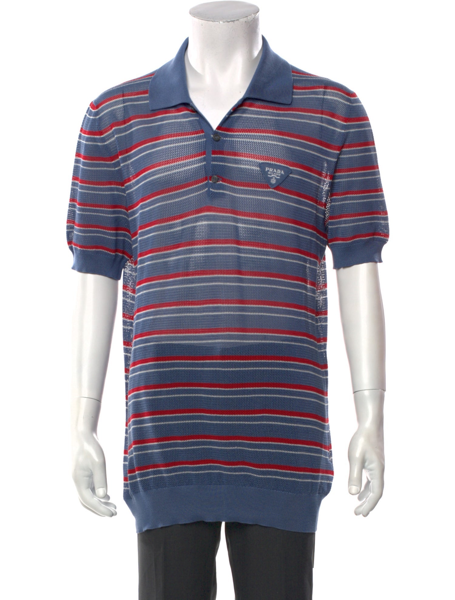 Prada 2025 Signature Logo Polo Shirt