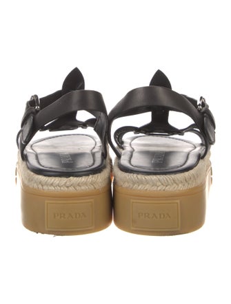 Prada Leather Gladiator Sandals