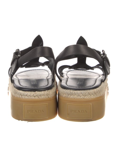 Prada Leather Gladiator Sandals