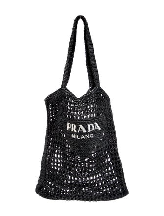 Prada Raffia Tote