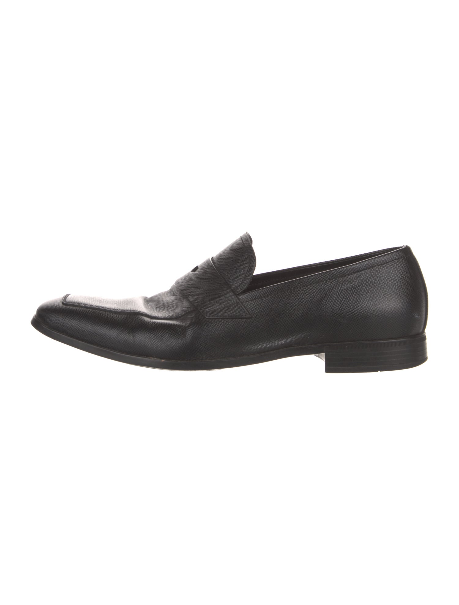 Prada Saffiano Leather Loafers