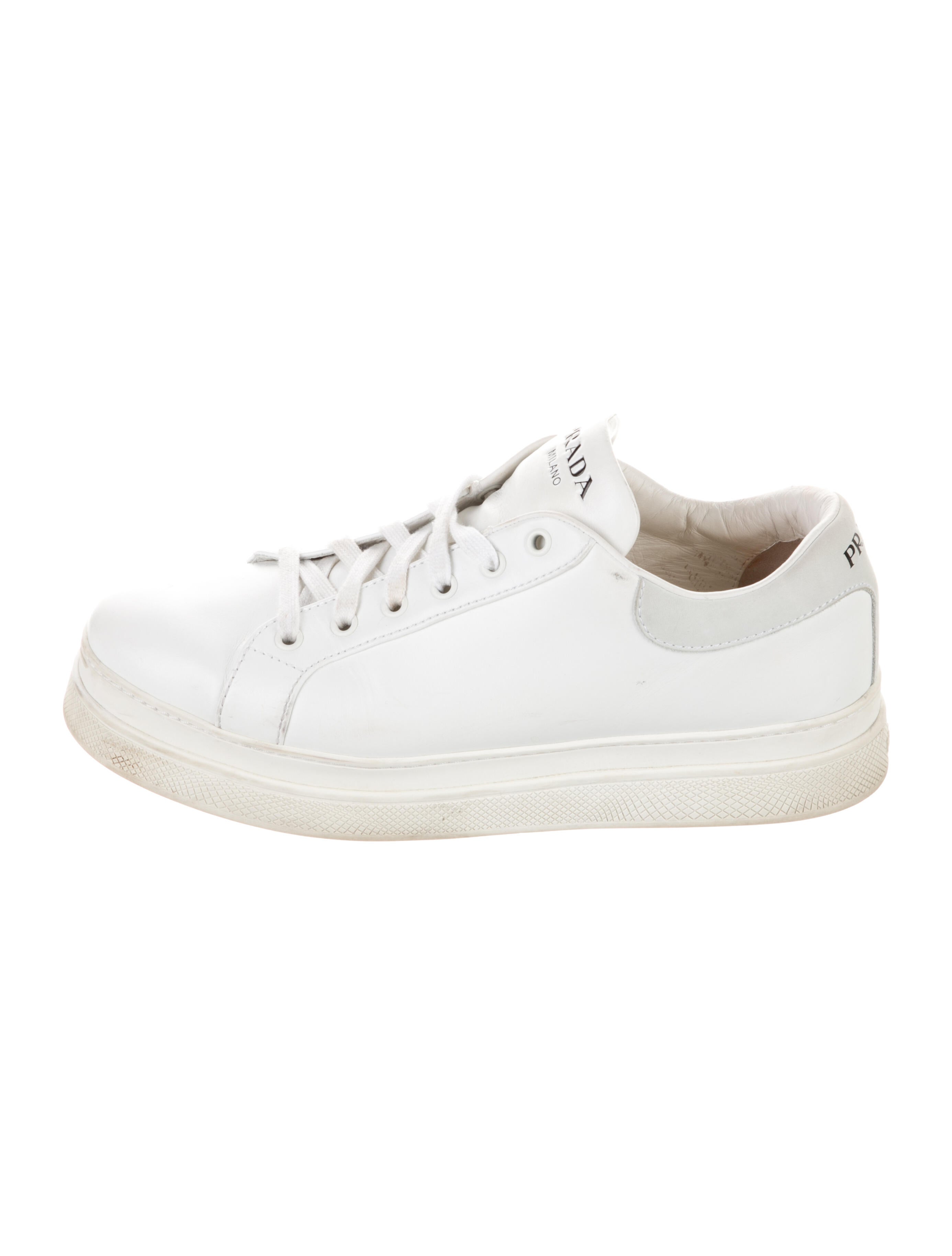 Prada Leather Sneakers