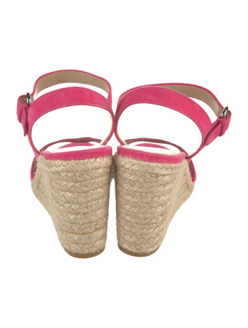 Prada Suede Colorblock Pattern Espadrilles