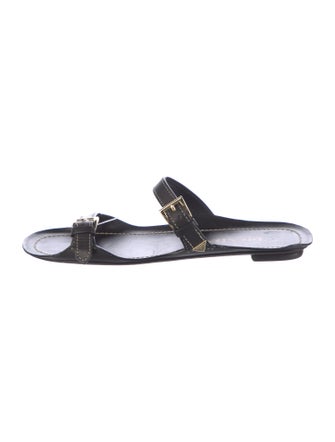 Prada Leather Slides
