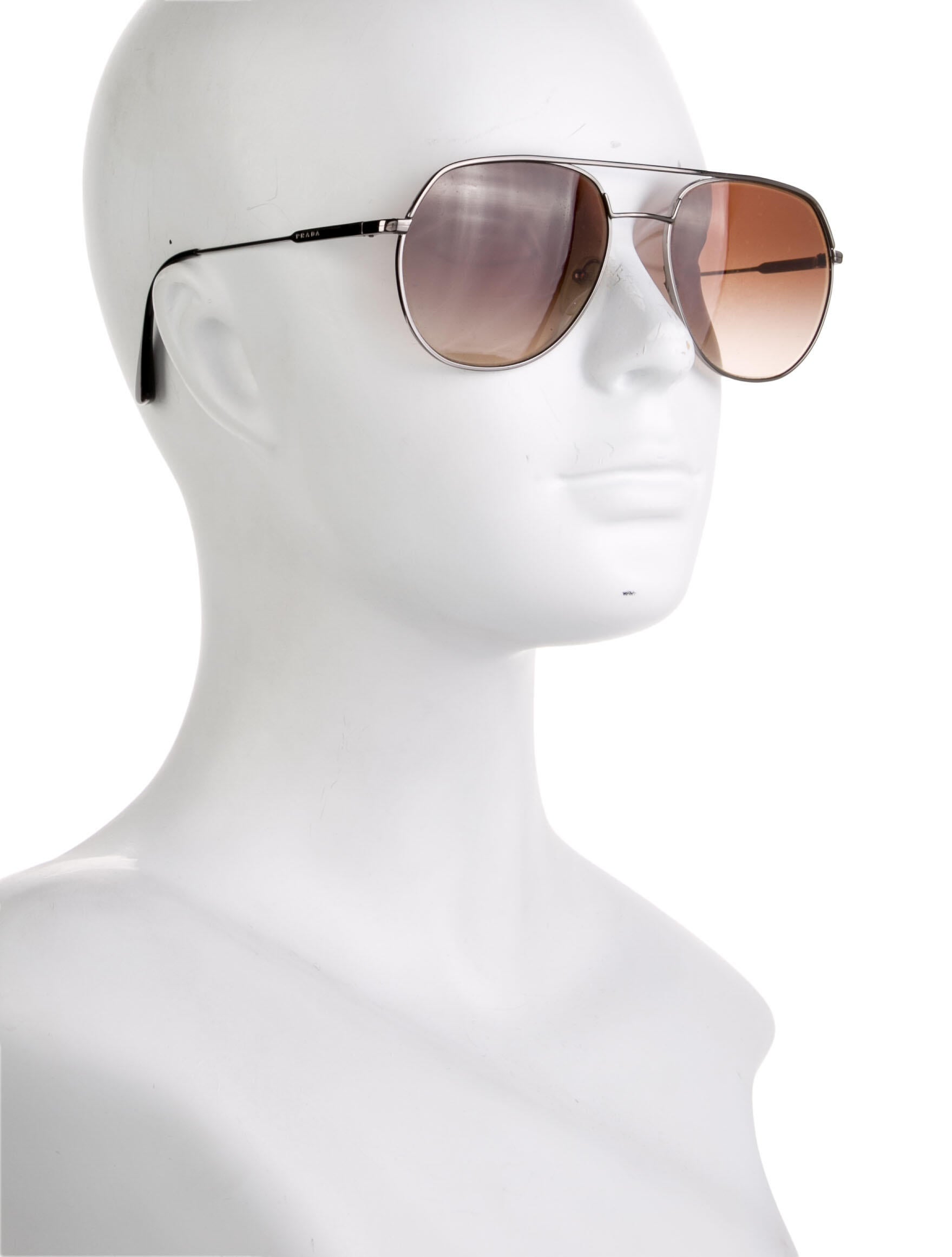 Prada Aviator Gradient Sunglasses