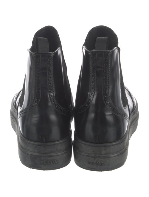Prada Leather Chelsea Boots