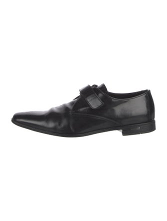 Prada Leather Monk Straps