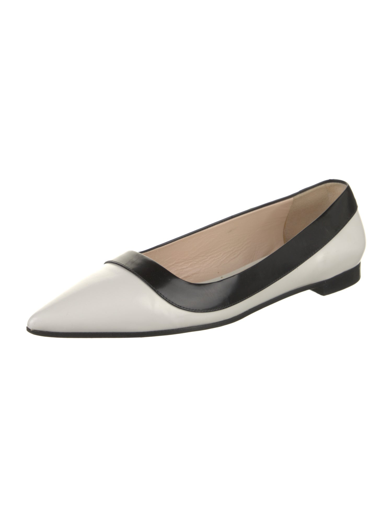 Prada Leather Ballet Flats