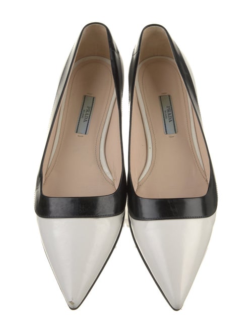 Prada Leather Ballet Flats