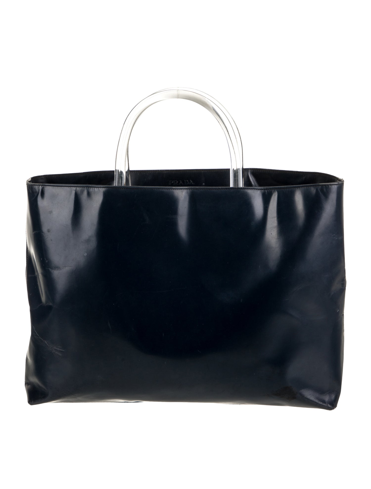 Prada Patent Leather Tote