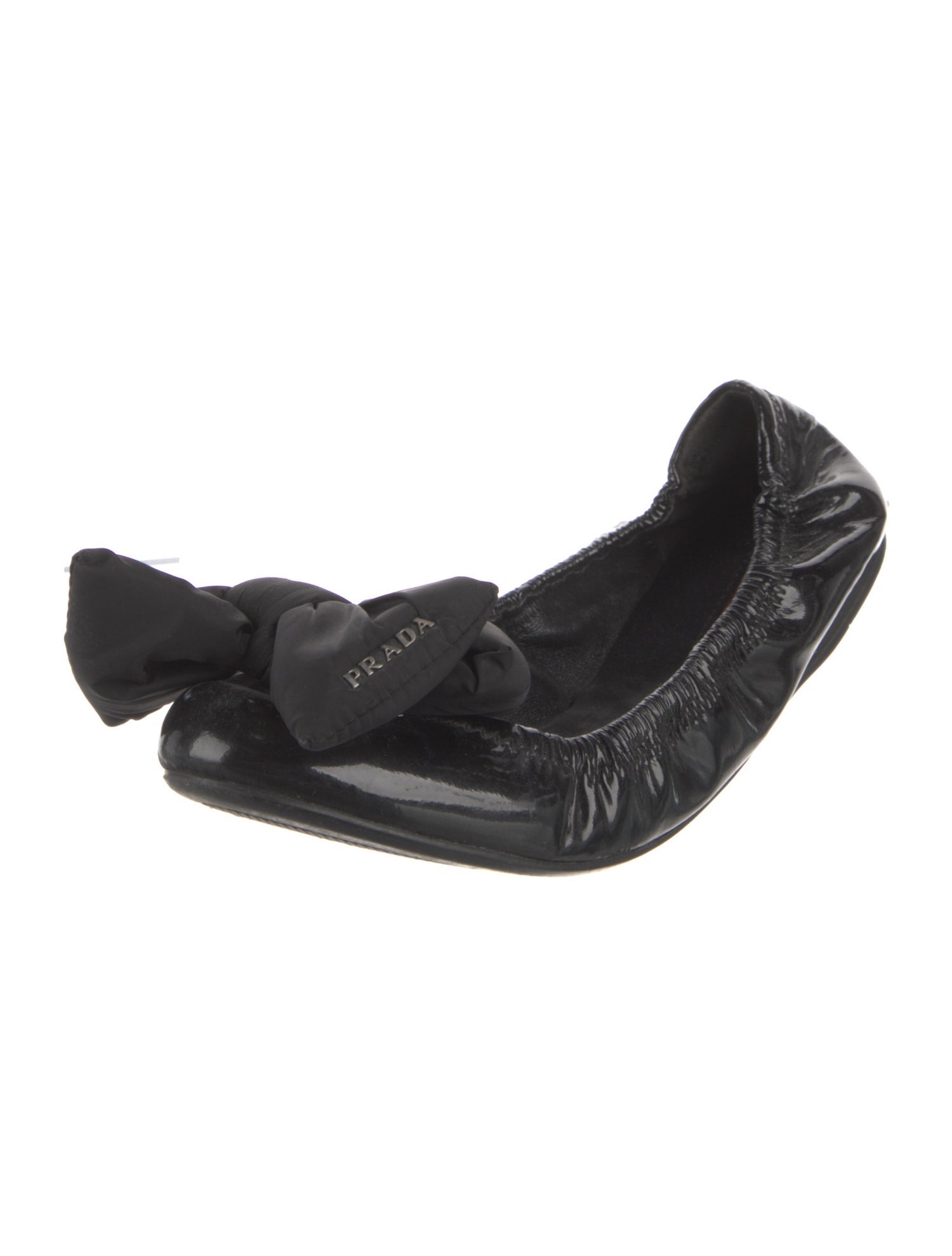 Prada Patent Leather Ballet Flats