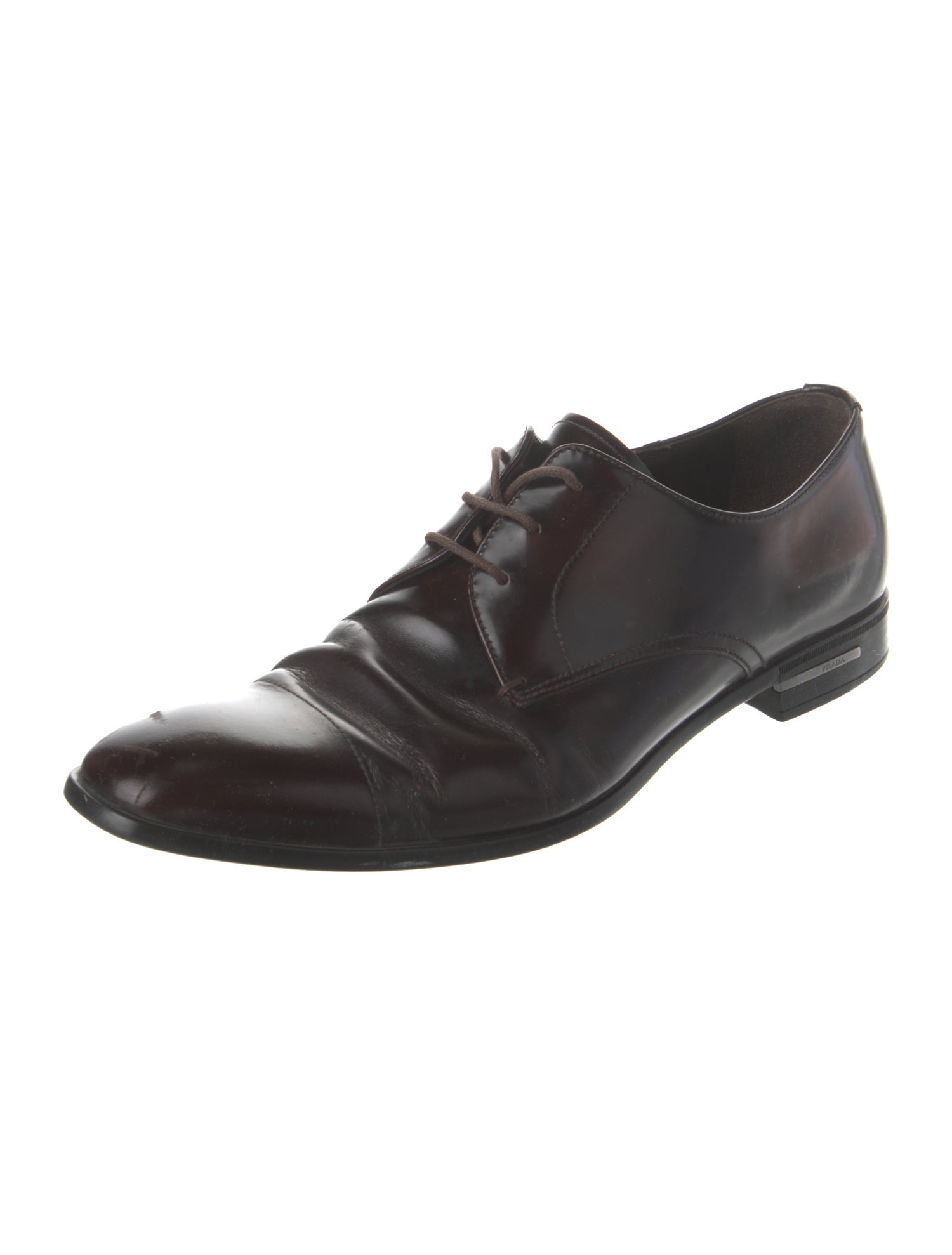 Prada Leather Derby Shoes