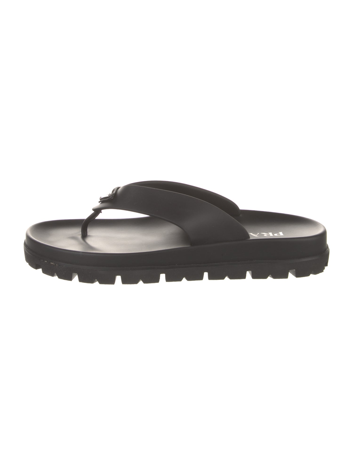 Prada Leather Flip Flops