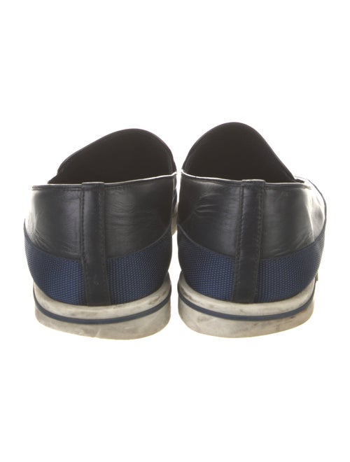 Prada Leather Loafer Sneakers