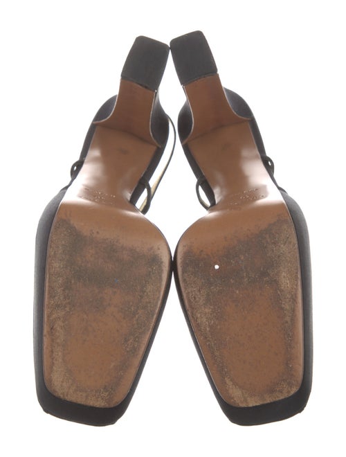 Prada Satin Slingback Pumps