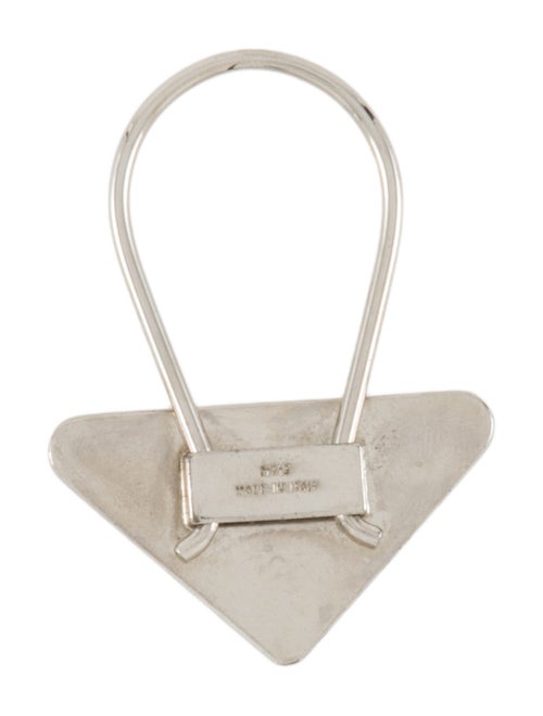 Prada Prada Triangle Logo Keychain