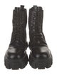 Prada Leather Combat Boots