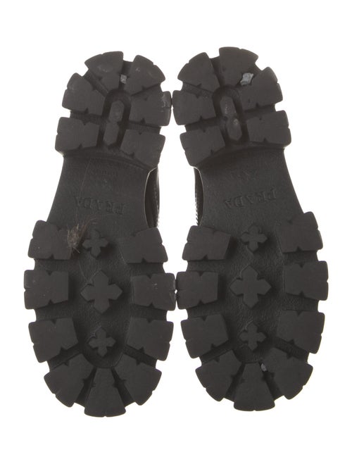 Prada Leather Combat Boots