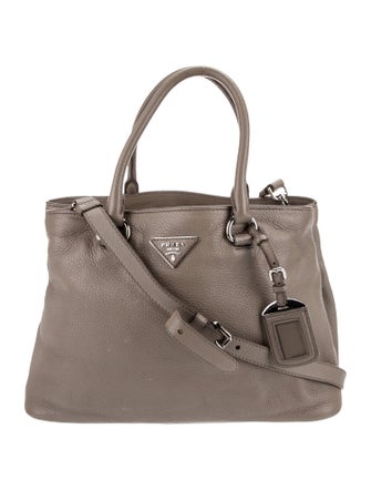 Prada Vitello Daino Leather Top Handle Bag Small