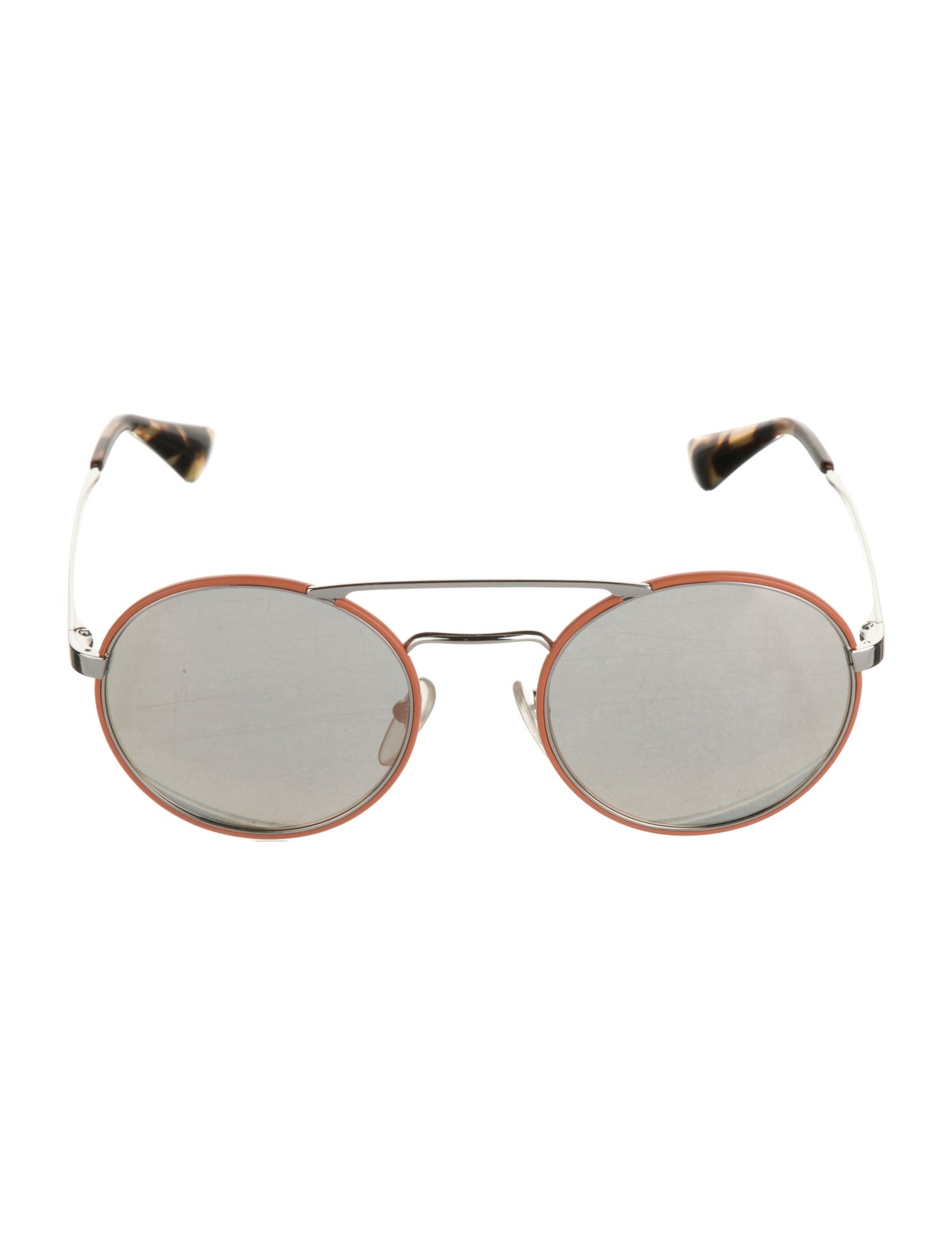 Prada Aviator Mirrored Sunglasses