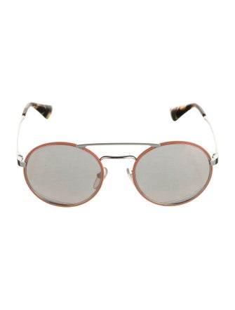 Prada Aviator Mirrored Sunglasses