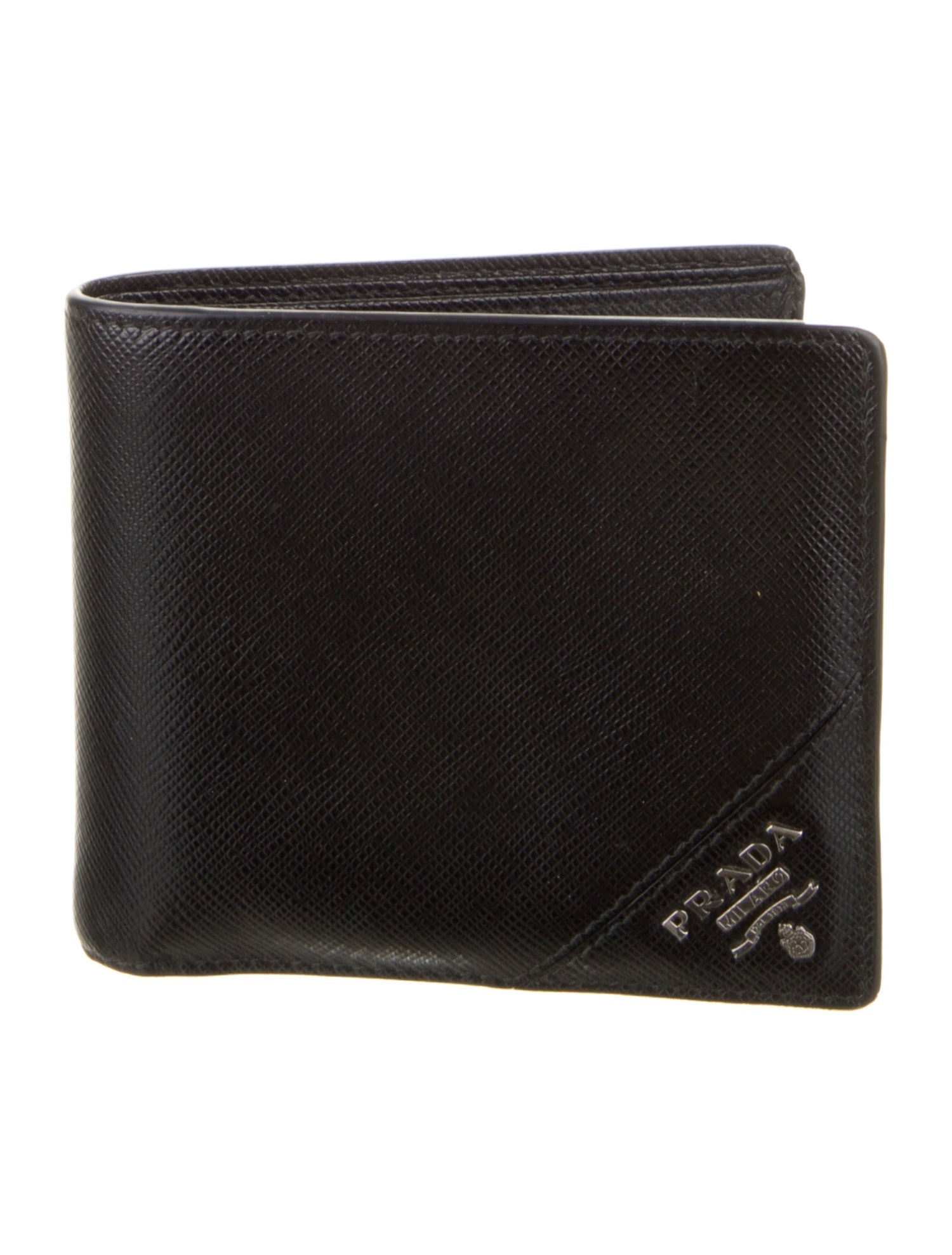 Prada Saffiano Cuir Leather Bifold Wallet