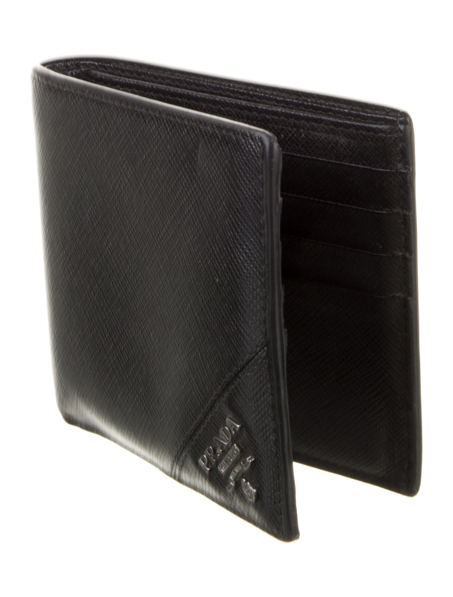 Prada Saffiano Cuir Leather Bifold Wallet