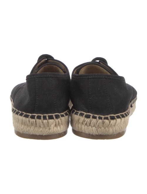 Prada Canvas Whipstitch Trim Espadrilles