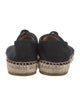 Prada Canvas Whipstitch Trim Espadrilles
