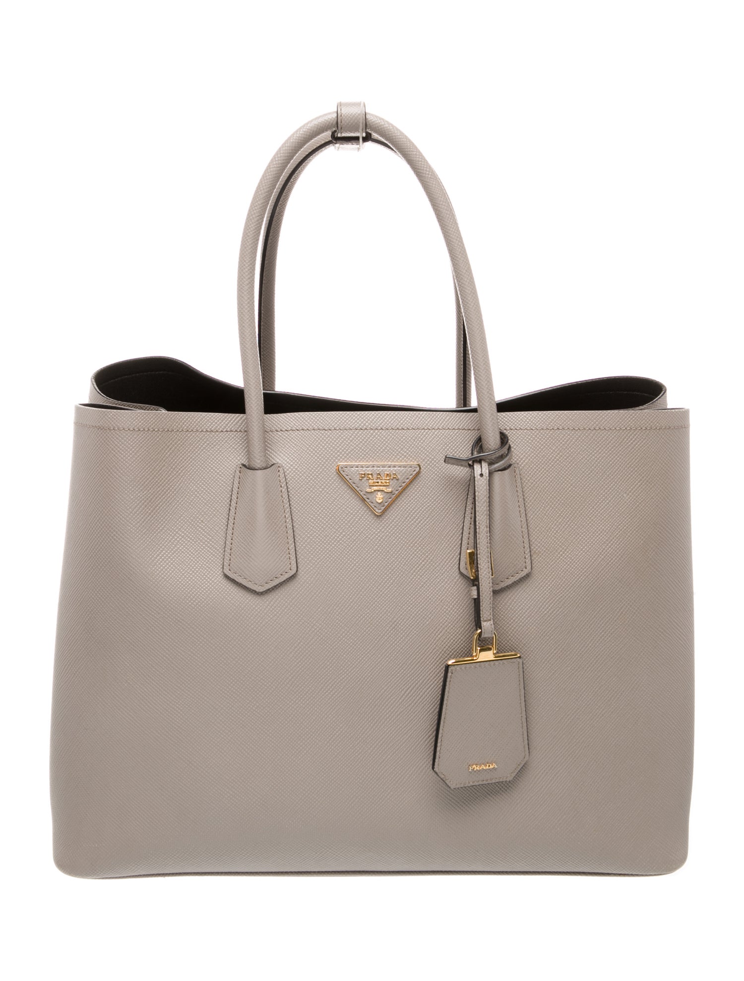 Prada Saffiano Cuir Leather Saffiano Large