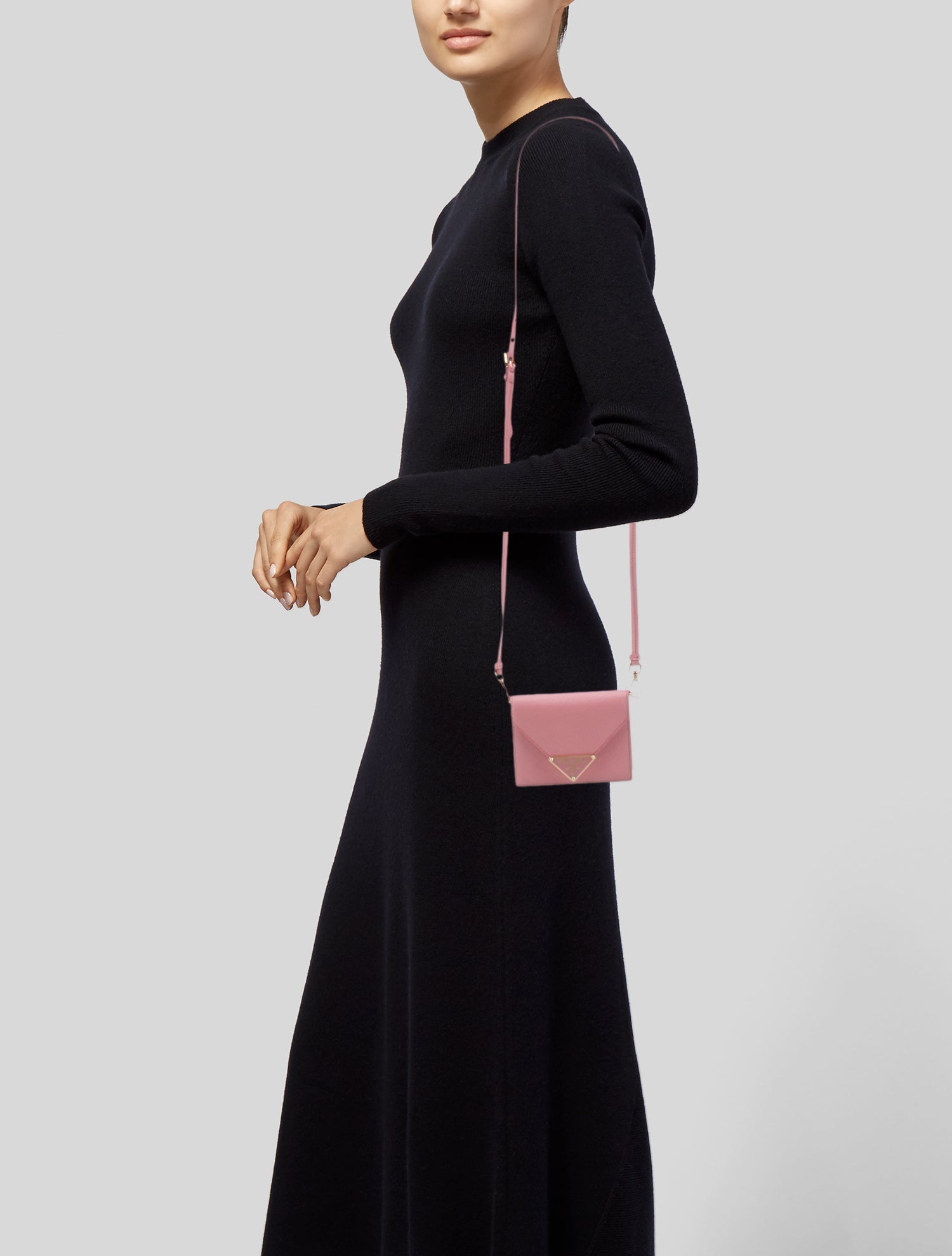 Prada Saffiano Cuir Leather Crossbody Bag