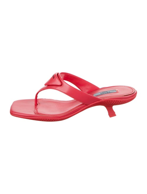 Prada Leather Flip Flops