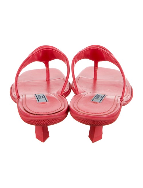 Prada Leather Flip Flops