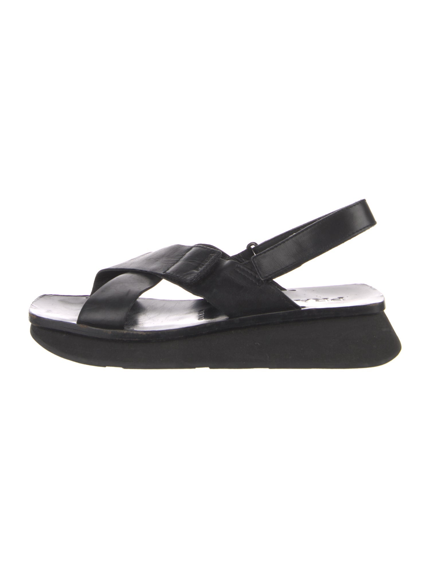 Prada Vintage 1999 Leather Slingback Sandals