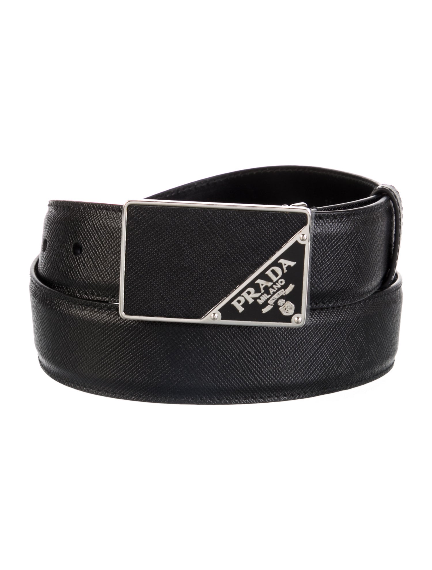 Prada Saffiano Cuir Leather Belt