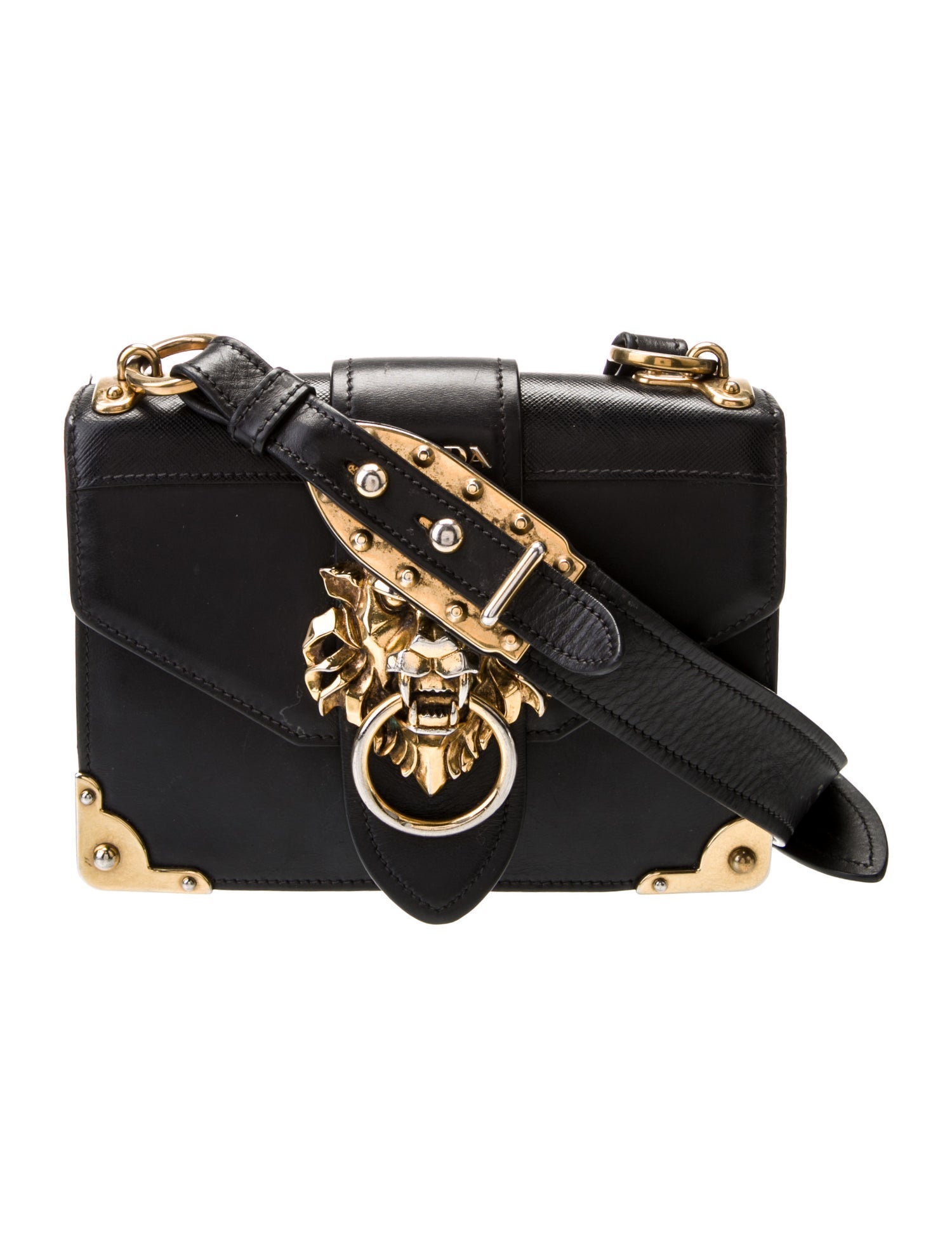 Prada Saffiano Leather Animalier Cahier