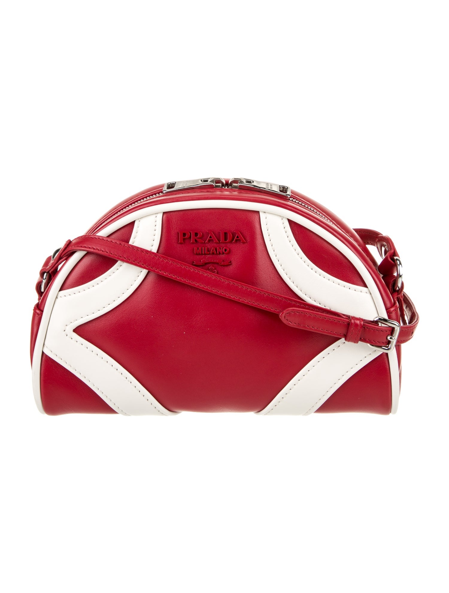 Prada Soft Calf Leather Soft Calf Bowling