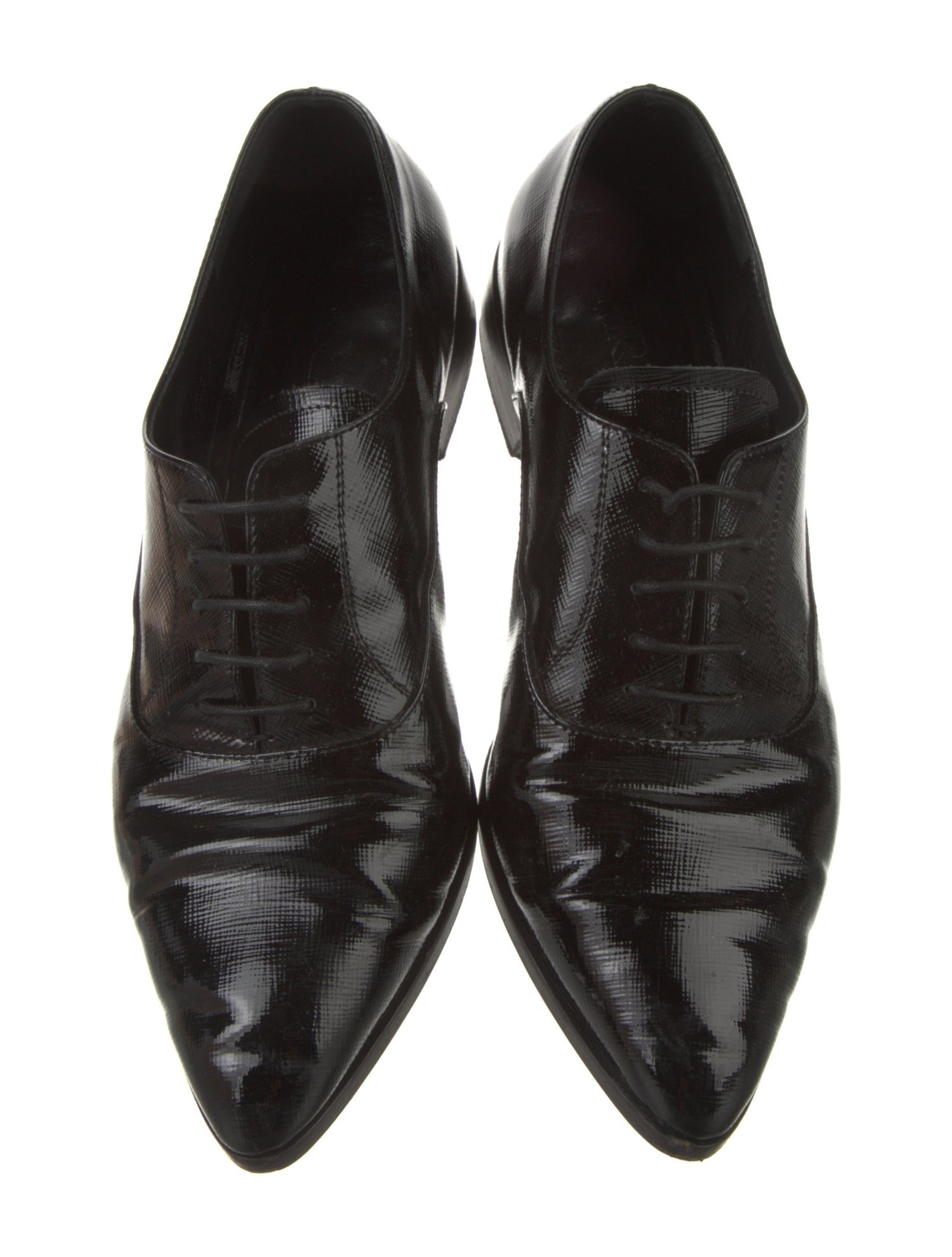 Prada Patent Leather Oxfords