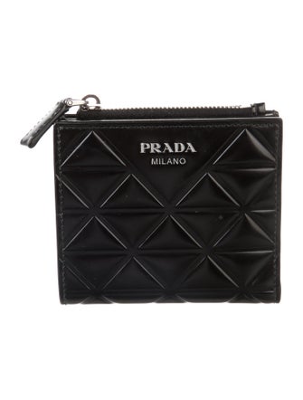 Prada Spazzolato Leather Wallet