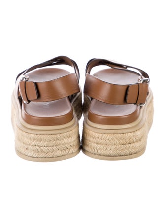 Prada Leather Espadrilles
