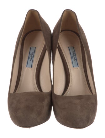 Prada Suede Slingback Sandals