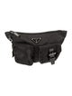 Prada Enameled Metal Triangle Belt Bag