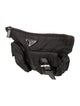 Prada Enameled Metal Triangle Belt Bag